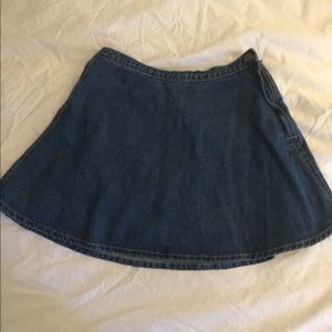 Pacsun jean skirt size small